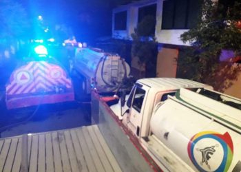 Incendio en fábrica de calzado en San Mateo Atenco