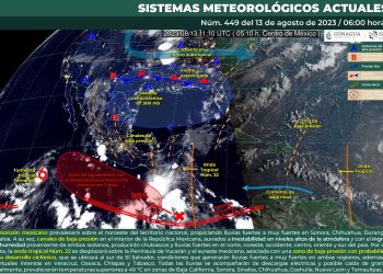 La onda tropical número 22 originará lluvias intensas en estos estados