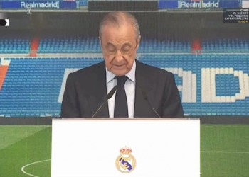 Florentino Pérez manda un mensaje de apoyo a Courtois, Militao y Güler