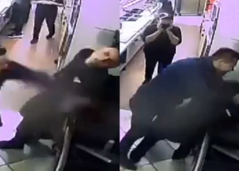 Dan de alta a joven golpeado en restaurante de comida rápida