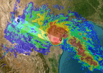 Harold toca tierra en el sur de Texas