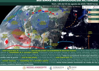 La onda tropical 18 ocasionará lluvias intensas, aquí te decimos dónde