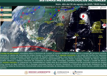 SMN prevé lluvias fuertes en estos estados