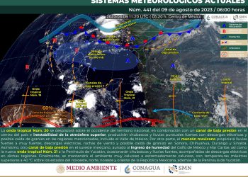 La onda tropical 20 provocará lluvias puntuales en estos estados