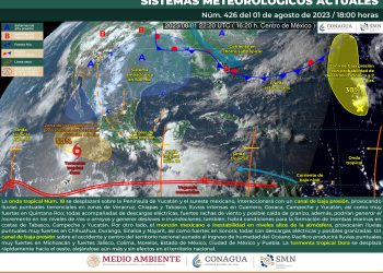 La onda tropical 18 provocará lluvias intensas en estas regiones