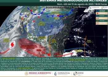 El monzón mexicano originará lluvias fuertes en estos estados