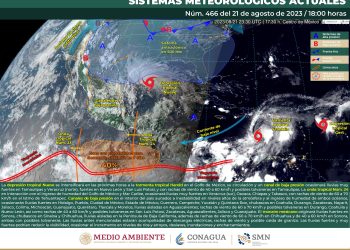 La onda tropical 24 se desplazará sobre el sur del territorio nacional