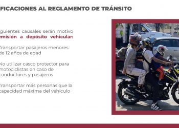 Semovi pone en marcha reformas al Reglamento de Tránsito para evitar conductas de riesgo, te contamos