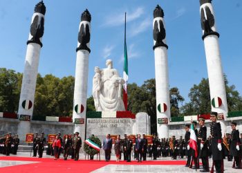López Obrador conmemora la gesta heroica del Castillo de Chapultepec