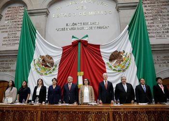 Tomó protesta Delfina Gómez Álvarez como gobernadora del Estado de México