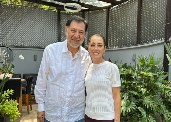 Claudia Sheinbaum designa a Fernández Noroña vocero de su campaña