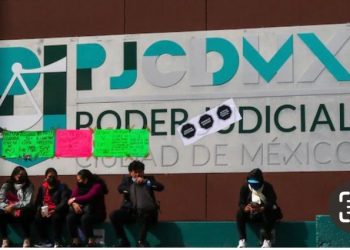 Tercer día de paro de labores en el PJCDMX, trabajadores de los recintos judiciales demandan un incremento salarial del 7.7