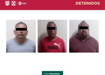 Tras persecución, policías de la CDMX detienen en la alcaldía Cuauhtémoc a tres sujetos en posesión de droga 