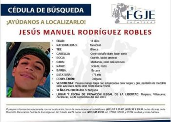 Grupo armado plagia a siete jóvenes en Zacatecas
