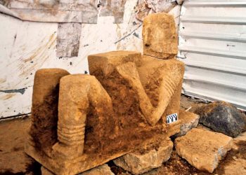Encuentran un Chac Mool en Pátzcuaro 