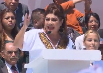 Clara Brugada ofrece primer mensaje luego de registrarse como aspirante a la candidatura por la jefatura de gobierno