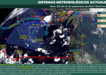 Se pronostican lluvias puntuales muy fuertes en esta región del país