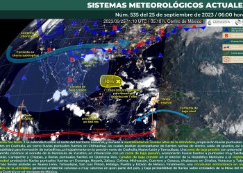 Se pronostican lluvias puntuales muy fuertes en estos estados