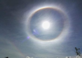 Se registra impresionante Halo Solar ¿qué es y por qué se forma?