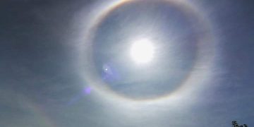 Se registra impresionante Halo Solar ¿qué es y por qué se forma?