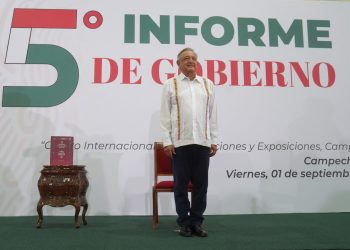 Desde Campeche, López Obrador da mensaje con motivo de su V Informe de Gobierno