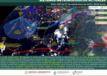 La onda tropical 28 provocará lluvias fuertes, te decimos en dónde