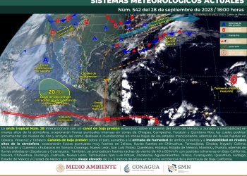La onda tropical 28 provocará lluvias en estos estados