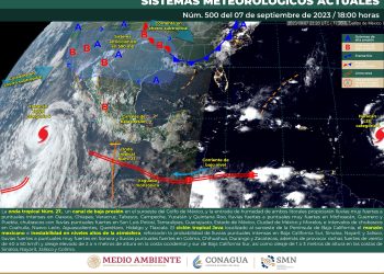 Canales de baja presión y el monzón mexicano provocarán lluvias fuertes en estas regiones
