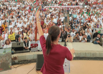 Queremos que continúen los gobiernos del pueblo y que nunca más regresen el PRI y el PAN: Claudia Sheinbaum