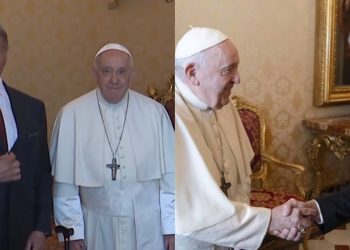 El Papa recibe en el Vaticano a Sylvester Stallone