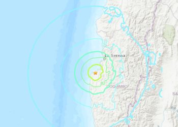 Se registra segundo sismo en la costa centro-norte de Chile