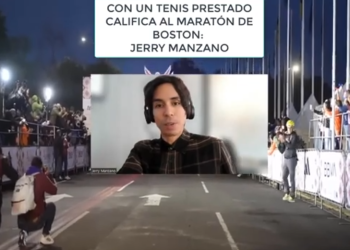 Talento Mexicano: Con un tenis prestado califica al Maratón de Boston