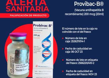 Cofepris alerta sobre falsificación de vacuna antihepatitis B