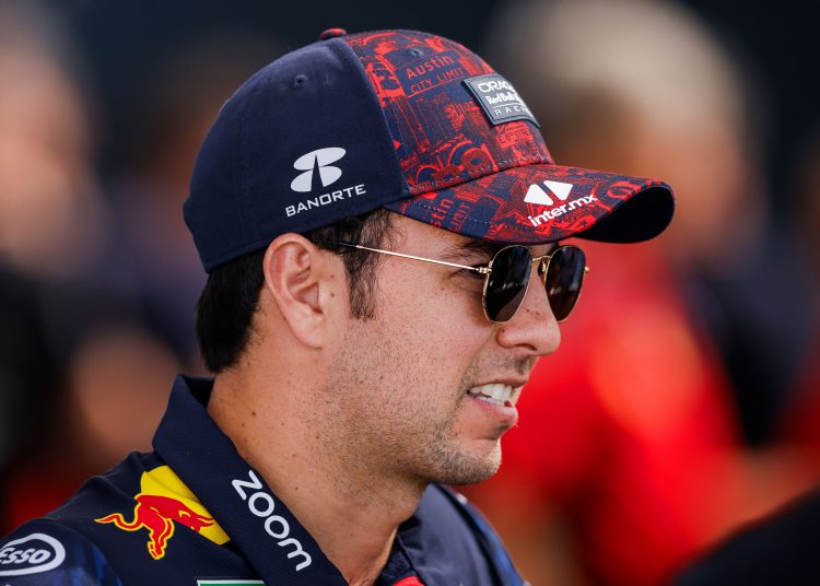 --MEXICO USE ONLY-- Sergio Perez (11) of Mexico Red Bull Racing RB19 during Qualifying of F1 Lenovo Grand Prix of Austin, at Circuit of The Americas, October 21,2023.
<br><br>
--SOLO USO EN MEXICO-- Sergio Perez (11) de Mexico Red Bull Racing RB19 durante la clasificación del Gran Premio Lenovo de Austin de F1, en el Circuito de las Américas, octubre de 21,2023.