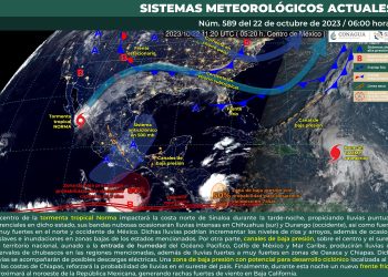 La tormenta tropical Norma producirá lluvias torrenciales en Sinaloa
