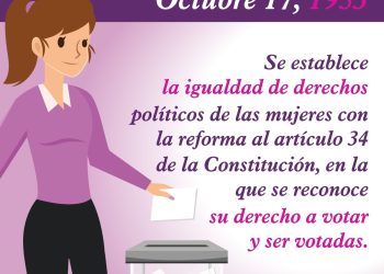 Se cumplen 70 años de igualdad de derechos entre el hombre y la mujer en la constitución mexicana