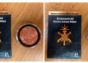 ¿Ya conoces la nueva moneda de 20 pesos, conmemorativa de Bicentenario del Heroico Colegio Militar?