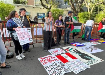 Alto al fuego contra el pueblo palestino demandan integrantes del Observatorio de los Derechos Humanos de los Pueblos