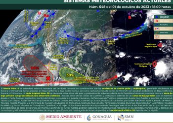 El frente frío 4 ocasionará lluvias fuertes