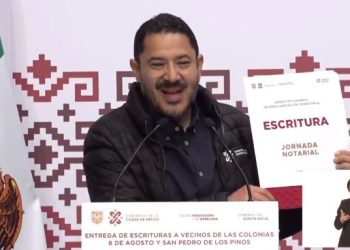 Anuncia Martí Batres que su gobierno entregará mil 800 nuevas escrituras más a familias de escasos recursos