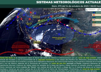 Lluvias puntuales torrenciales en Puebla, Veracruz, Oaxaca, Chiapas y Tabasco