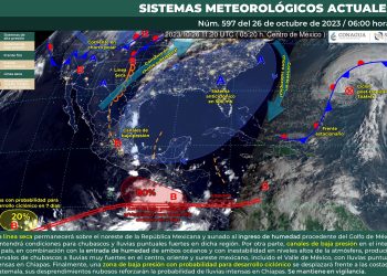 Lluvias puntuales intensas en Chiapas