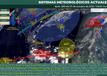 Se pronostican lluvias puntuales intensas en Oaxaca y Chiapas
