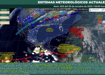 Se prevén lluvias puntuales intensas en Oaxaca y Chiapas y muy fuertes en Coahuila, Nuevo León y Tamaulipas