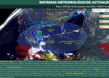 Se pronostican lluvias puntuales torrenciales en estos estados