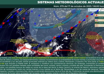 Se pronostican lluvias intensas en Jalisco, Colima, Michoacán Y Guerrero