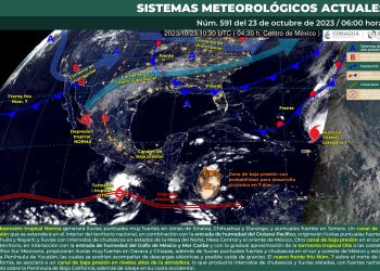 Lluvias puntuales muy fuertes se prevén en Sinaloa, Durango y Chihuahua