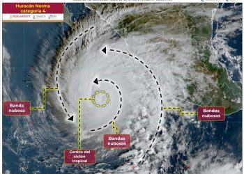 Norma se intensifica a huracán categoría 4