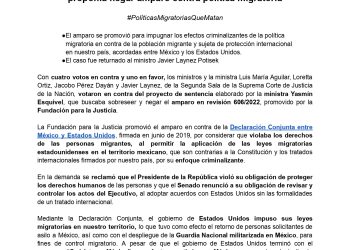 La SCJN puede ser un contrapeso a las políticas mortales implementadas por el gobierno de AMLO: Delgadillo