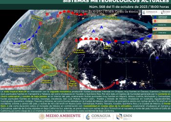 La onda tropical 29 originará lluvias fuertes